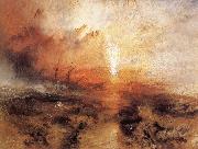 J.M.W. Turner Slavers throwing overboard the Dead and Dying oil painting artist